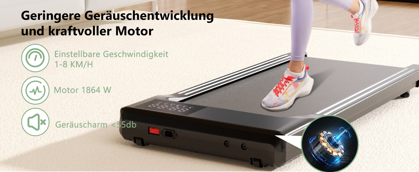 Бігова доріжка Raceable Walking Pad для дому, з APP-керуванням, до 159 кг, інтеграція зі Smart Tech, тренування з експертами, багатокористувацькі забіги, онлайн-інтеракція