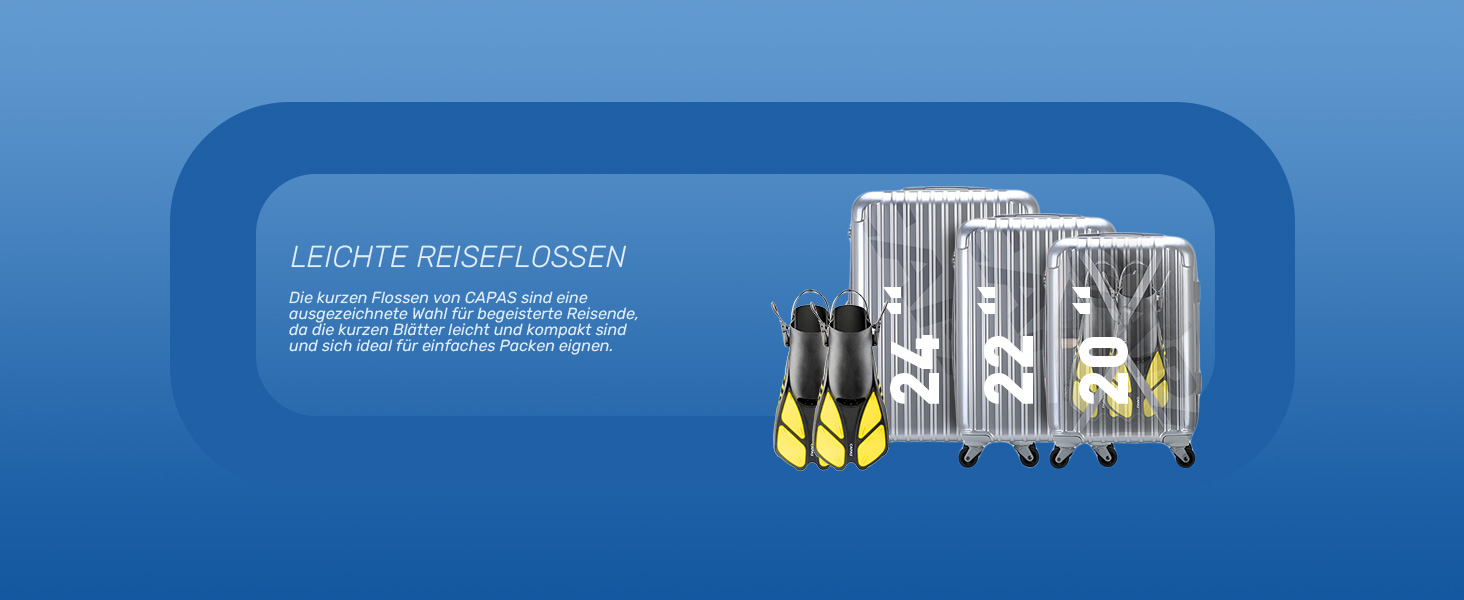 CAPAS Ласти для снорклінгу та дайвінгу, дорослі та дитячі (26-35 розмір), відкрита п'ятка, регульовані, жовті