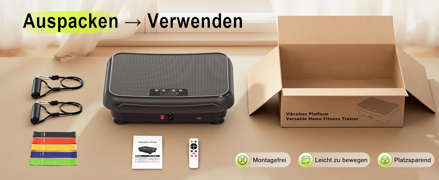 Віброплатформа HomeFitnessCode Mini для жінок - тренажер з різними рівнями інтенсивності, вібротренажер для дому, схуднення, нарощування м'язів, тренування всього тіла, чорний