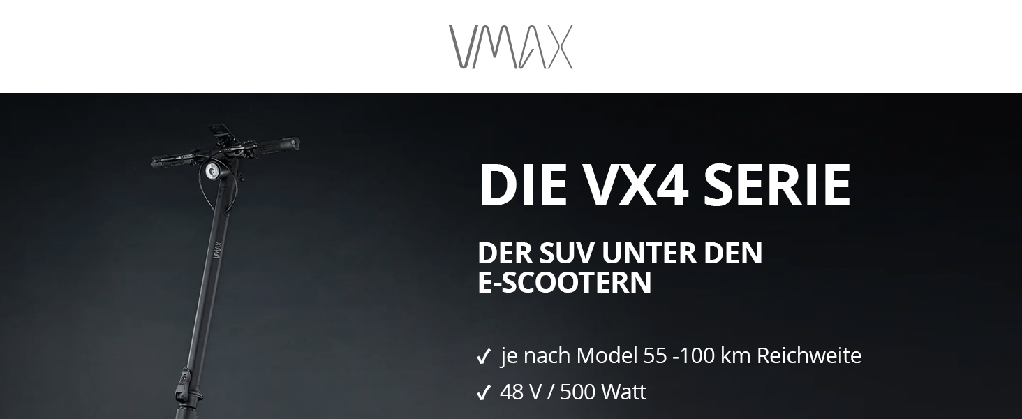 Електросамокат VMAX VX4, для доріг, 150 кг, поворотник, РК-дисплей, додаток, 100 км