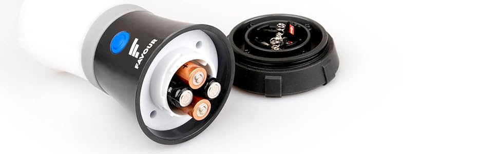 LED кемпінговий ліхтар IPX7, водонепроникний, плавучий, ударостійкий, портативний, на батарейках, 4 режими освітлення (вкл. SOS), вбудований карабін, легкий та компактний