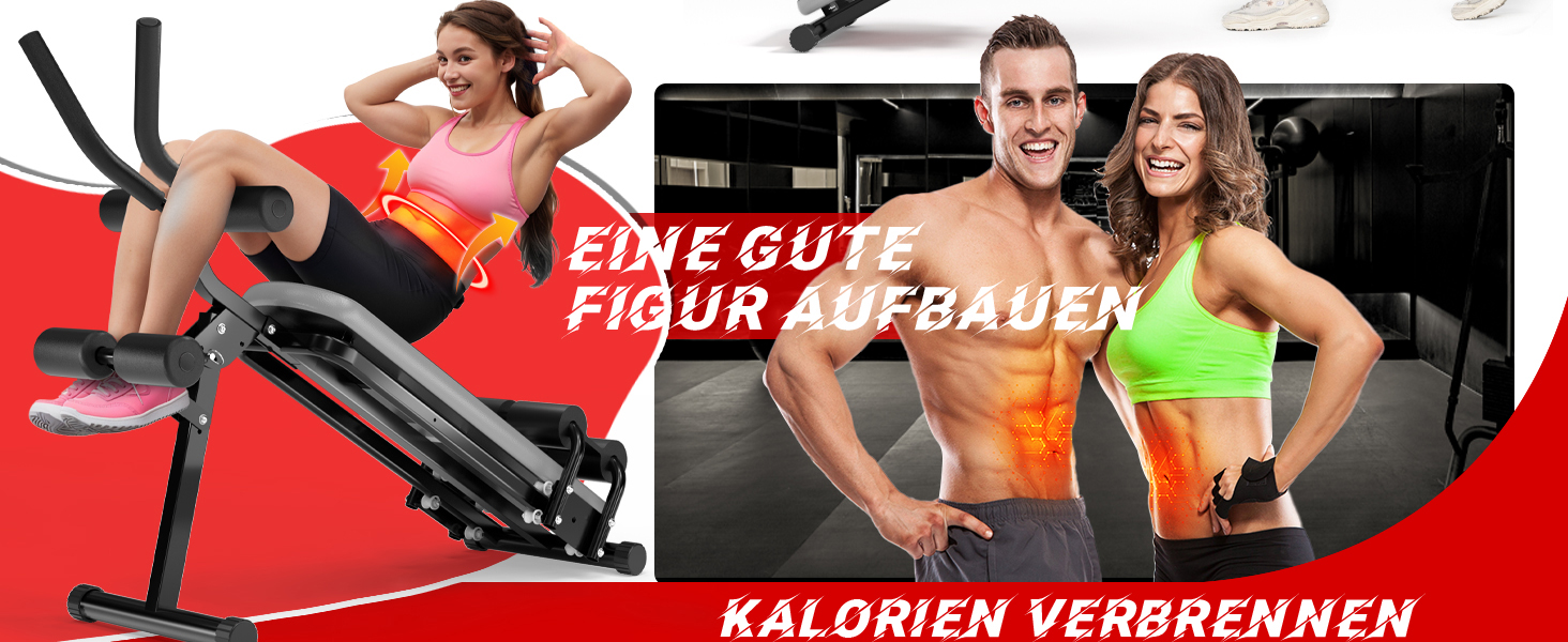 Тренажер для пресу та всього тіла з LCD-монітором, до 150 кг (чорно-сірий)