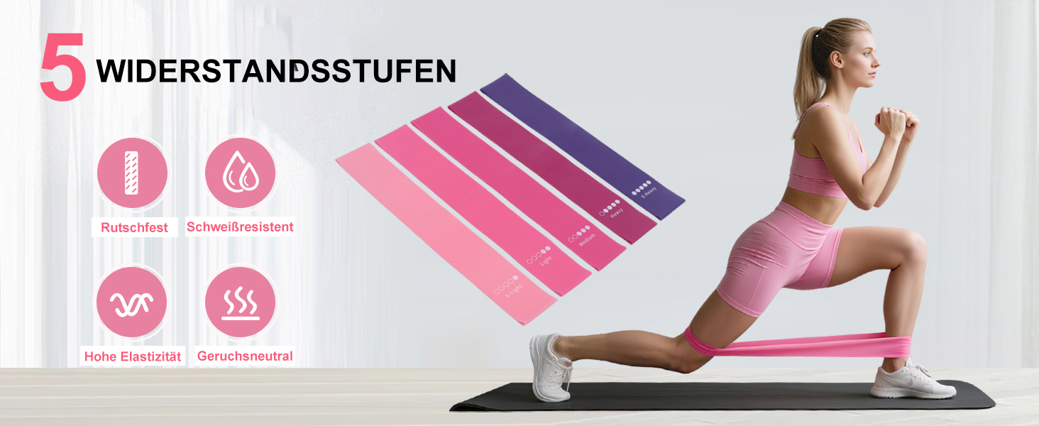 Набір для пілатесу Pilates Set 13 предметів: кільце, м'яч, гумки, шкарпетки, постер, сумка для тренувань. Пілатес вдома для жінок, рожевий колір