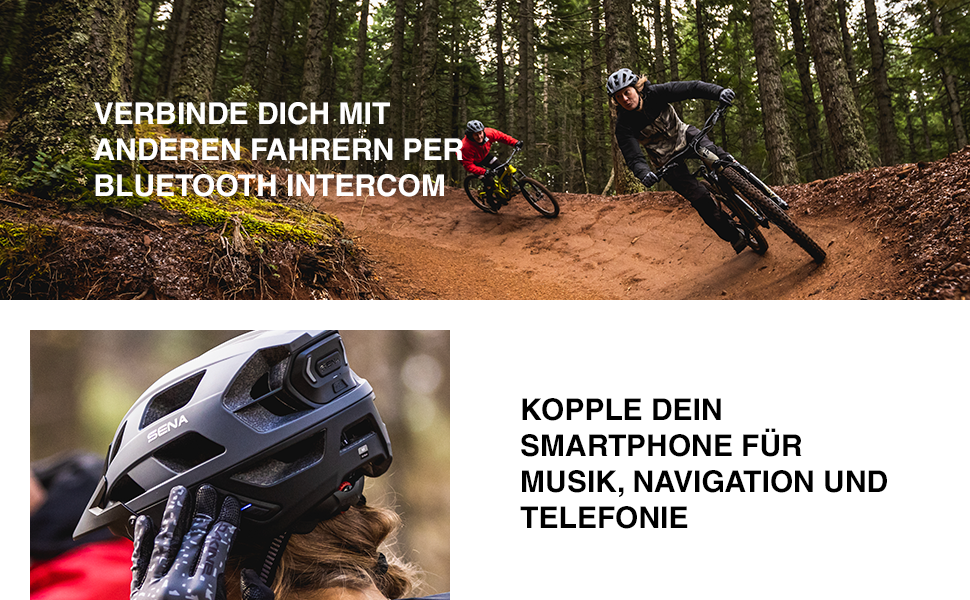 Шолом Sena M1/M1 EVO Smart MTB Bluetooth, музика, GPS, матовий сірий