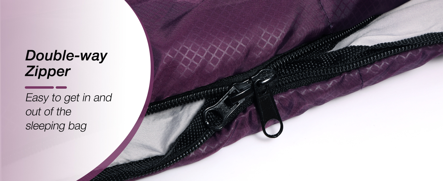 Спальний мішок REDCAMP XL з бавовни, теплий, знімний капюшон, фланелевий, компактний, 3-4 сезони, для дорослих та дітей, для відпочинку на природі, зимовий, риболовля, кемпінг, блакитний, 2lbs наповнювач (Lila з 1.5lbs наповнювачем)