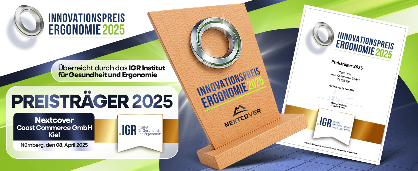 Накидка на сидіння велосипедного крісла Nextcover® CoverPro з Memory Foam 4.0 - ергономічна гелева накладка на велосипедне сидіння, м'яка накидка, підходить для дамських та чоловічих велосипедів Trekking