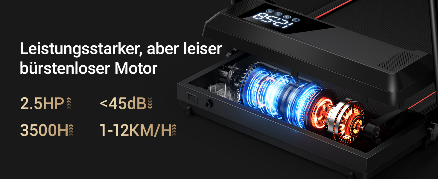 Біговий тренажер для дому складний, 12 км/год, з нахилом 15%, Walking Pad, максимальне навантаження 136 кг