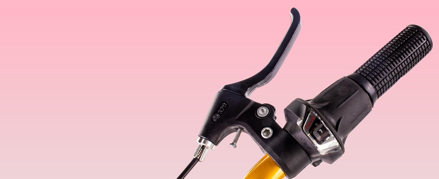 Дівчача дитяча велосипед Sun Baby 20 дюймів, серце, 6 швидкостей Shimano, для дівчаток 6-10 років, білий/золотий