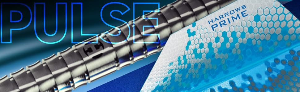 Набір дротиків Harrows Supergrip Ultimate 24 г з вольфрамовим наконечником та чохлом Blaze, 20 шт.
