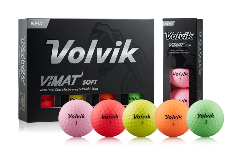 М'яч для гольфу Volvik Vimat - Високоефективний для максимальної точності