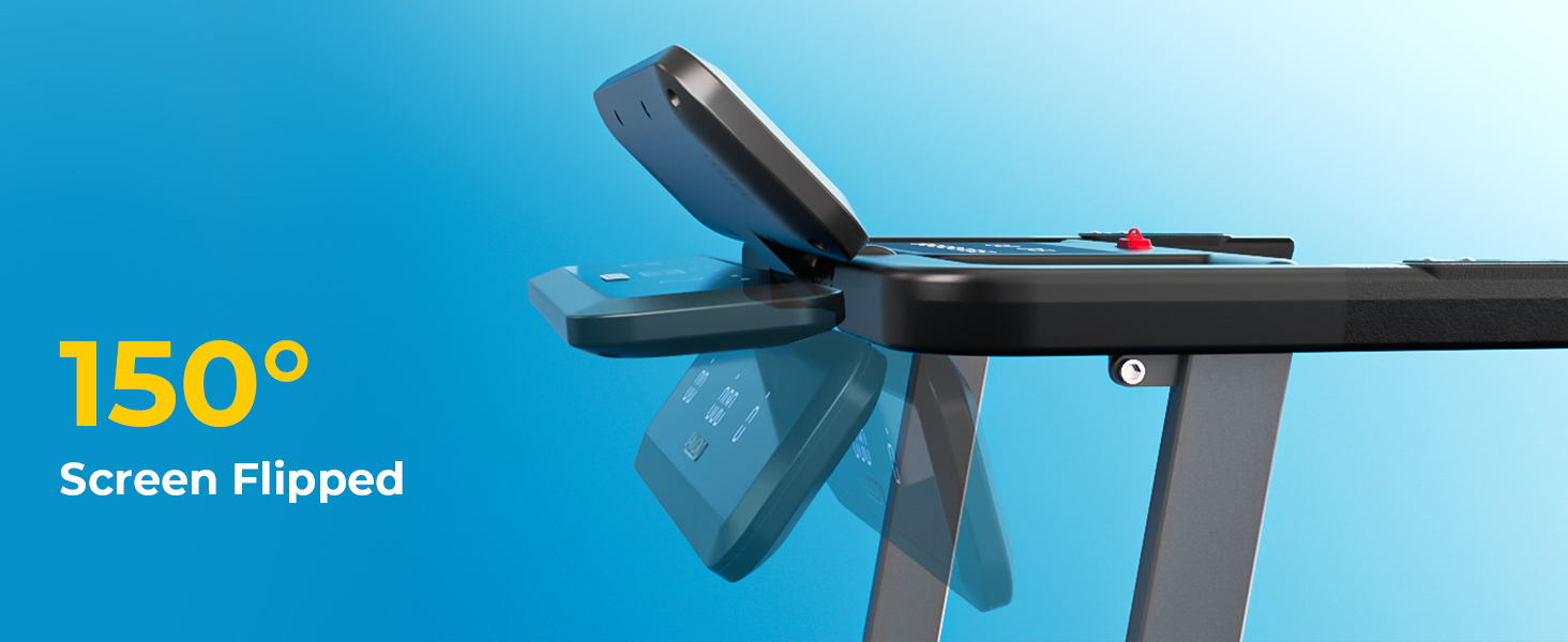 ONETWOFIT Walking Pad: складаний біговий доріжки з пультом, керуванням через додаток та вбудованими колонками