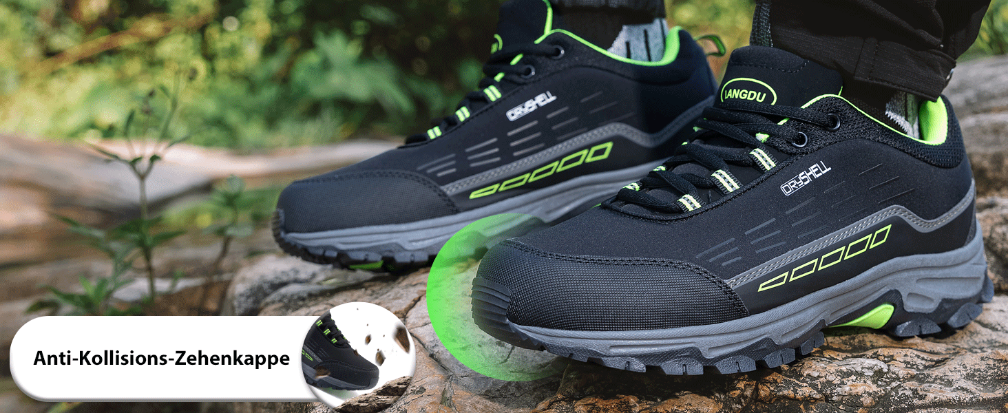 Черевики для хайкінгу/трекінгу чорного кольору, водонепроникні, легкі, 37-46 EU