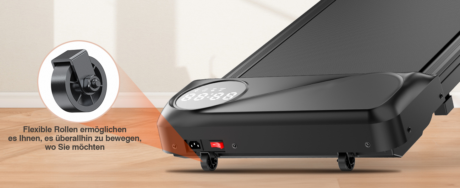 Турніковий стіл THERUN з ручним нахилом та ходунками, 2-в-1, тихе ланцюгове привід, LED-панель, пульт дистанційного керування, для дому та офісу