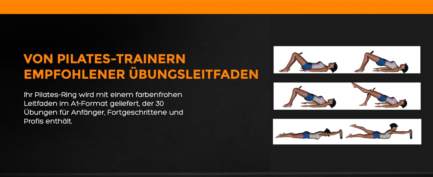 Кільце для пілатесу MANTRA SPORTS: тренажер для м'язів тазового дна, для дому, тренажер для стегон та ніг, турецький колір (для зросту 150-175 см)