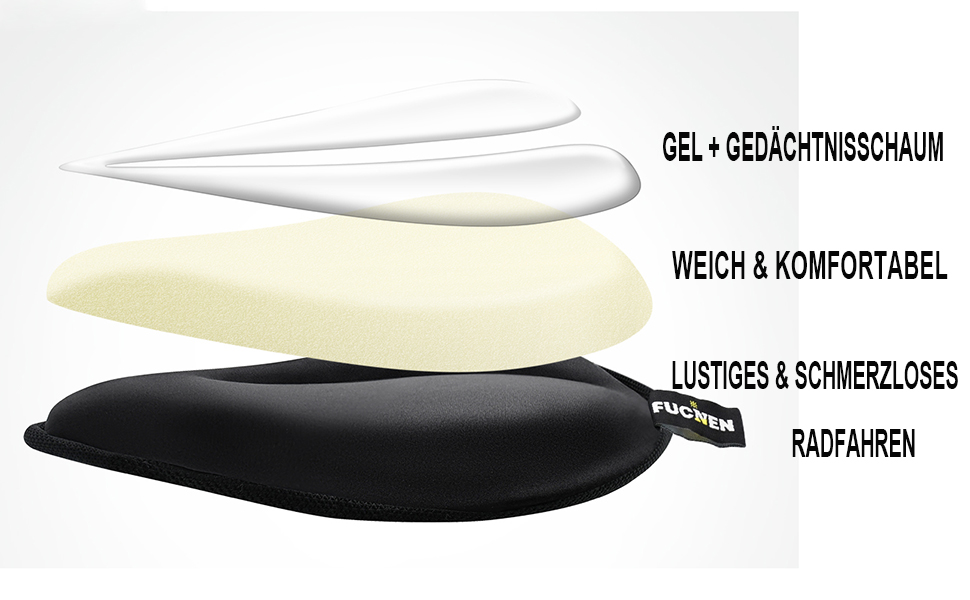 Покриття для сідла велосипеда, широке гелеве крісло, чорне. Підходить для стаціонарних велосипедів, велотренажерів, спінбайків. М'яке гелеве наповнення 27 x 25 см