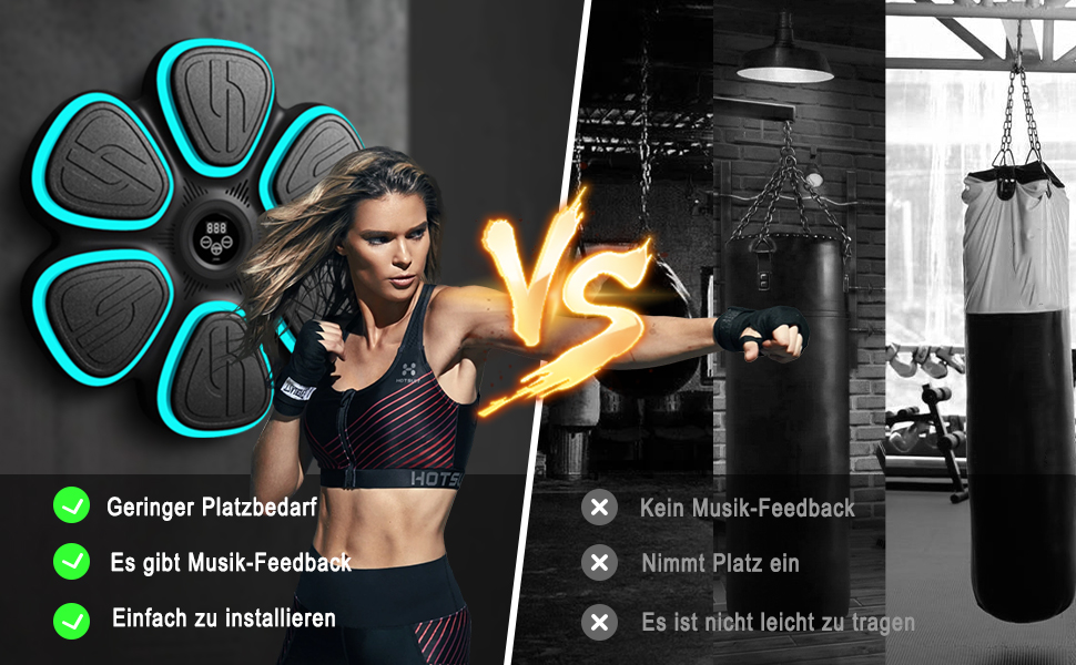 Електронна боксерська машина для дому та фітнес-залу: інтелектуальний тренажер з музикою та рукавичками