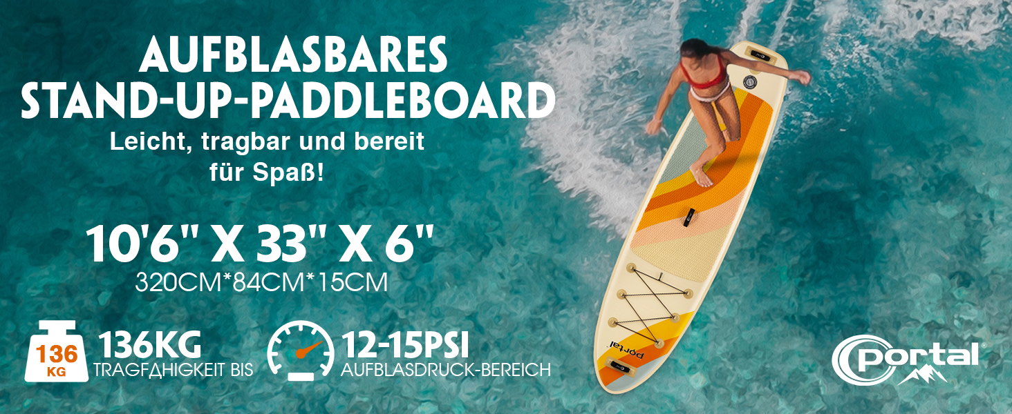 SUP дошка Portal Coastal 10'6