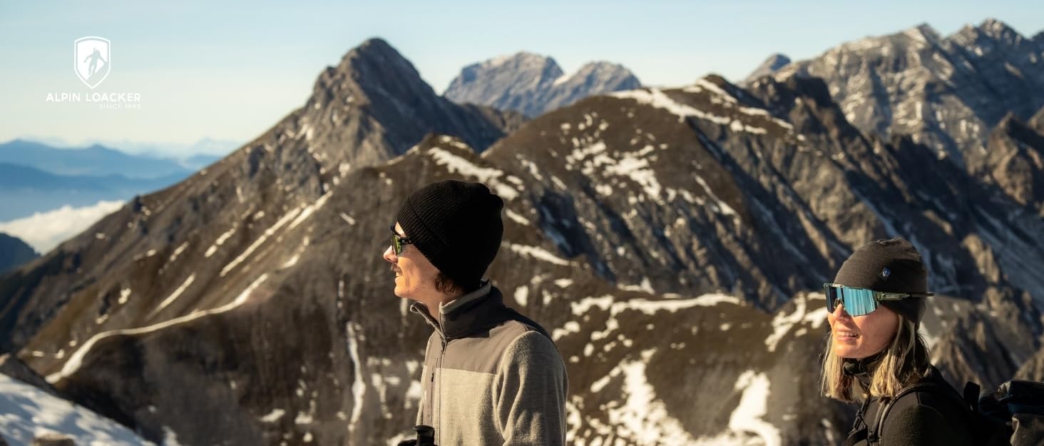 Тeleskop Wanderstöcke від ALPIN LOACKER: Телескопічні трекінгові палиці для ходьби та катання на лижах (алюміній, карбон, корковий грип)