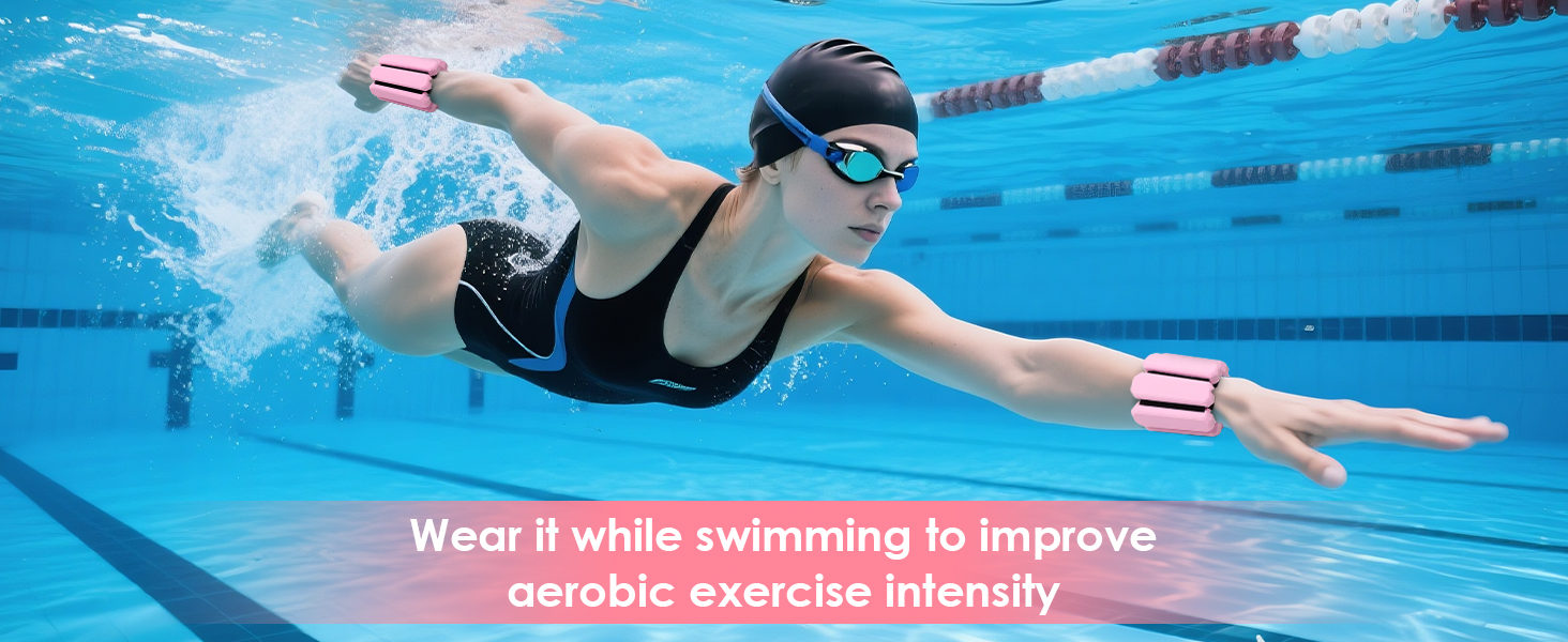 Регульовані вантажні манжети на зап'ястя (2 шт, по 0,45 кг) для йоги, танців, пілатесу, кардіо, аеробіки, ходьби - зелений (рожевий)