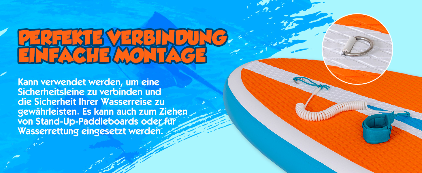 Надувне SUP-борд FunWater: комплект з аксесуарами (весло, насос, рюкзак, лінія, водонепроникний мішок)