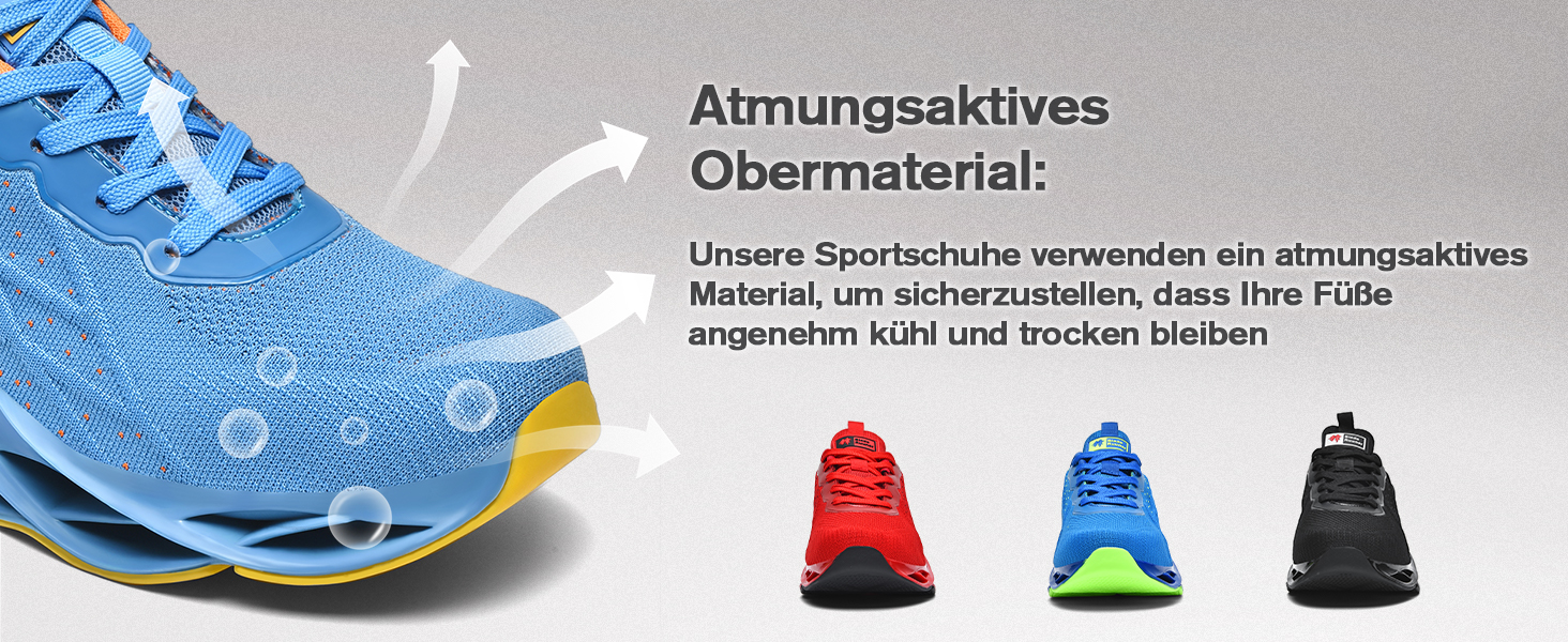 Кросівки для бігу та повсякденного носіння Frysen: дихаючі, унісекс, 38-46 EU, білі та чорні