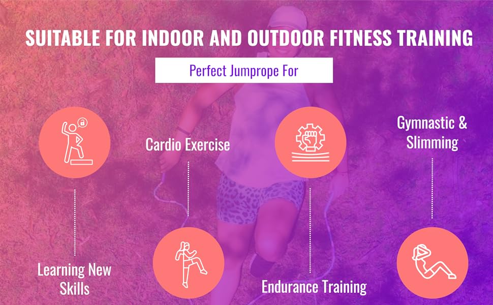 Стрибкова скакалка Elevate Beaded - професійна з регульованою довжиною до 3 м, товщина шнура 3 мм, вага 0.1 кг. (Білий/Жовтий/Помаранчевий/Червоний)