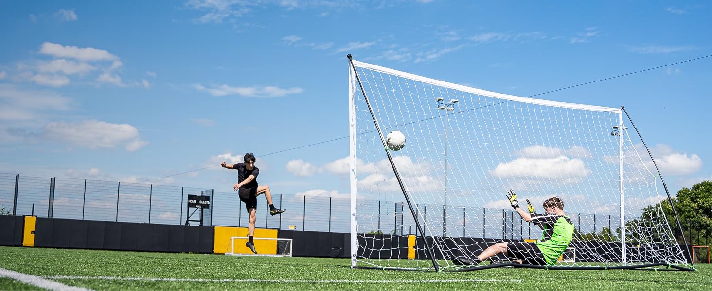 Ворота футбольні QUICKPLAY Kickster Elite 360x180 см портативні професійні
