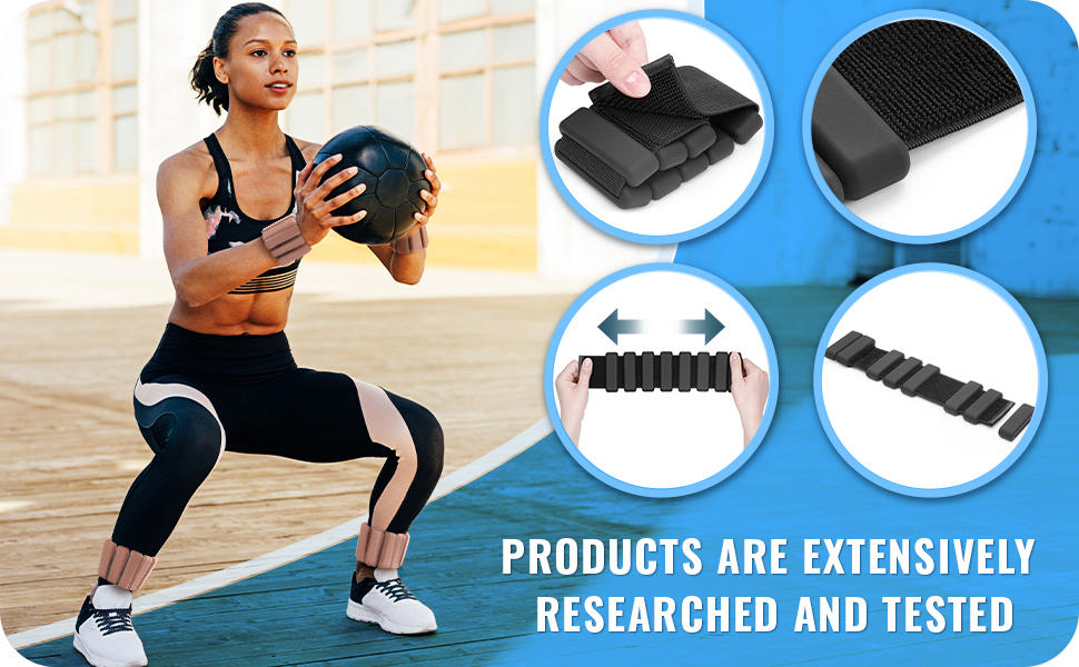 Гантелі для зап'ястя та кистей Cozlow, персикового кольору (набір 2 шт, по 0.45 кг кожна)