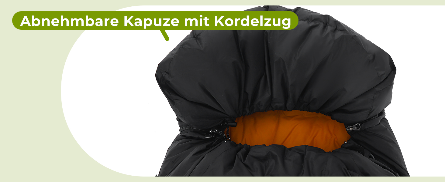 Спальний мішок ATEPA Ultraleicht Daune 650/700FP, 3-сезонний (12°C / 6°C / -1°C), легкий та компактний, водовідштовхувальний, для кемпінгу, походів, трекінгу та рюкзакових подорожей, з компресійним мішком. Комфортна температура 12°C, межа допустимої температури 7°C - Чорний (ThermaPlus Max, комфортна температура 7°C, межа допустимої температури 2°C - Чорний)