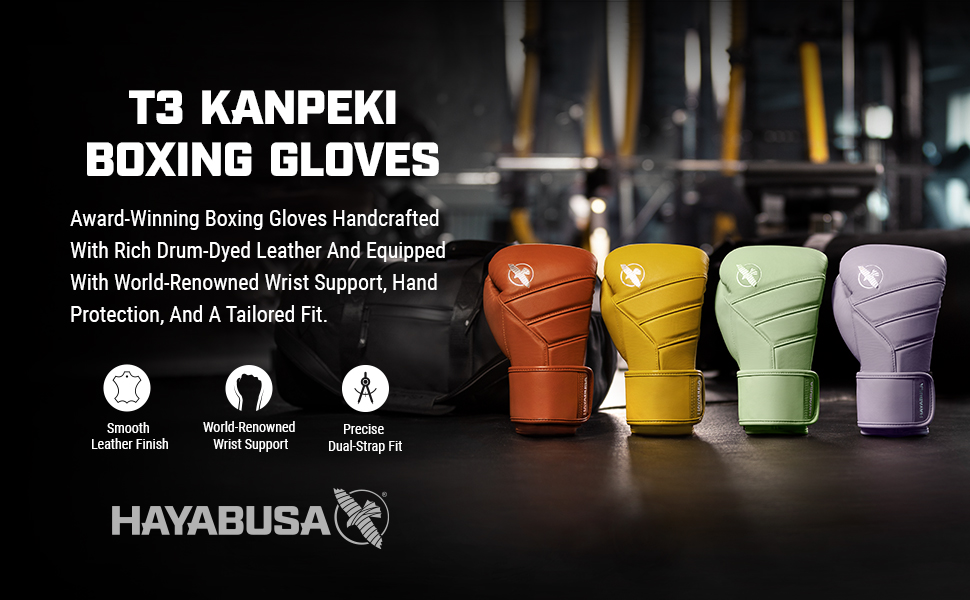 Боксерські рукавички Hayabusa T3 Kanpeki 16 oz, колір Ton-Orange
