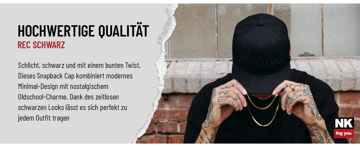 Кепка-снэпбек Nebelkind унісекс чорна, регульована бейсболка з прямим козирком у стилі streetwear, один розмір