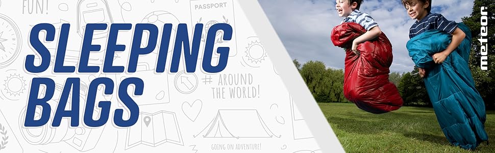 Преміум спальний мішок для дітей Meteor Kinder Schlafsack, літній, ультралегкий, для кемпінгу, комфортний, на 8-12 років, Outdoor, зелений