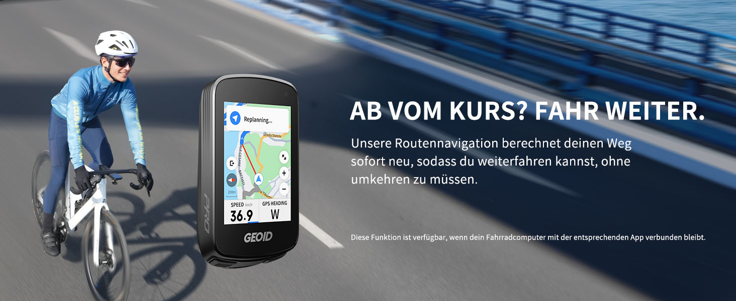 Велокомп'ютер GEOID CC700 Pro GPS з сенсорним екраном 2.8