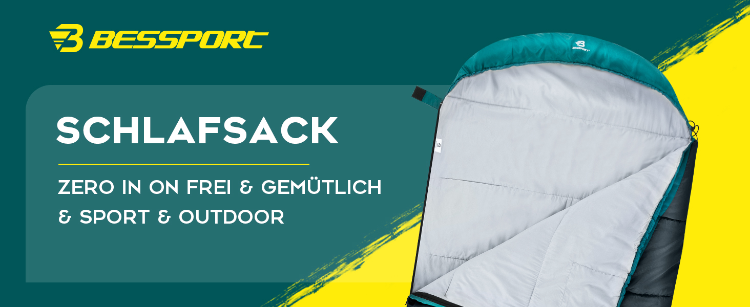 Спальний мішок Bessport Flannel для кемпінгу 3-4 сезони - 10°C-20°C | Зимовий, легкий, водонепроникний та теплий спальний мішок для дорослих та дітей, для подорожей з рюкзаком, кемпінгу, походів та подорожей. Фланелевий, блакитно-зелений (-5°C) (Поліестер Тафта, сірий, блакитний (0°C))
