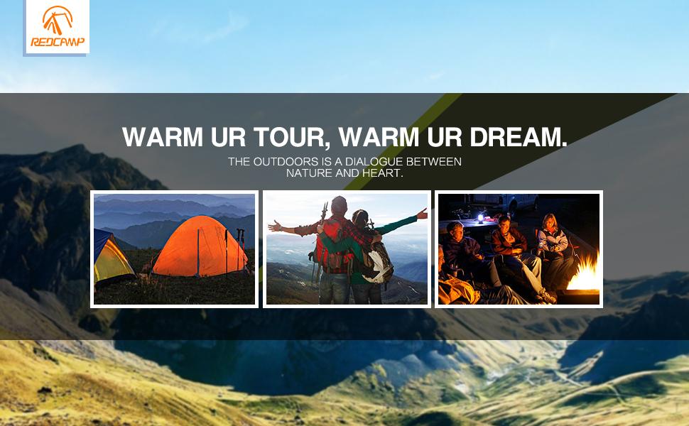 Спальний мішок Redcamp XL з бавовни, теплий, зі знімною капюшоном, фланелевий, компактний, 3-4 сезони, для дорослих та дітей, для кемпінгу, риболовлі, зимовий, блакитний, 2lbs наповнювач