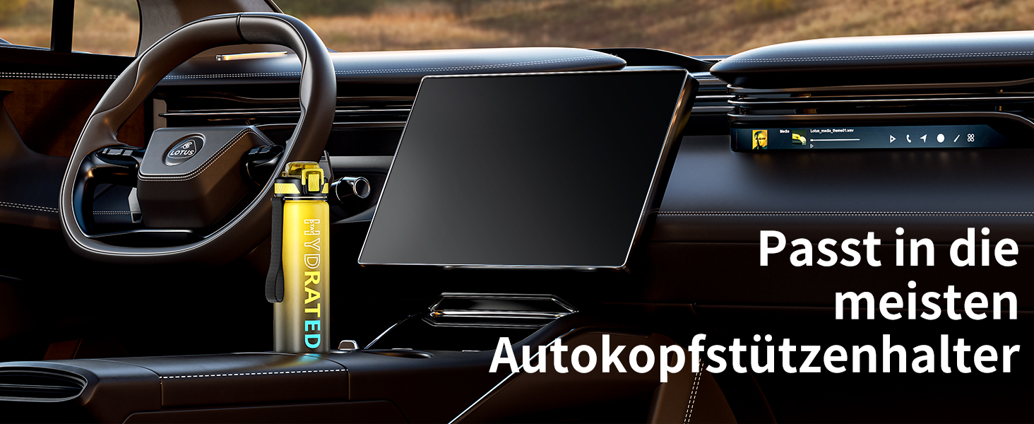 Спортивна пляшка для води 1л Tritan без BPA з трубочкою, з маркуванням часу та щіткою, для фітнесу, школи, йоги, відпочинку на природі (1 шт.), темно-синій