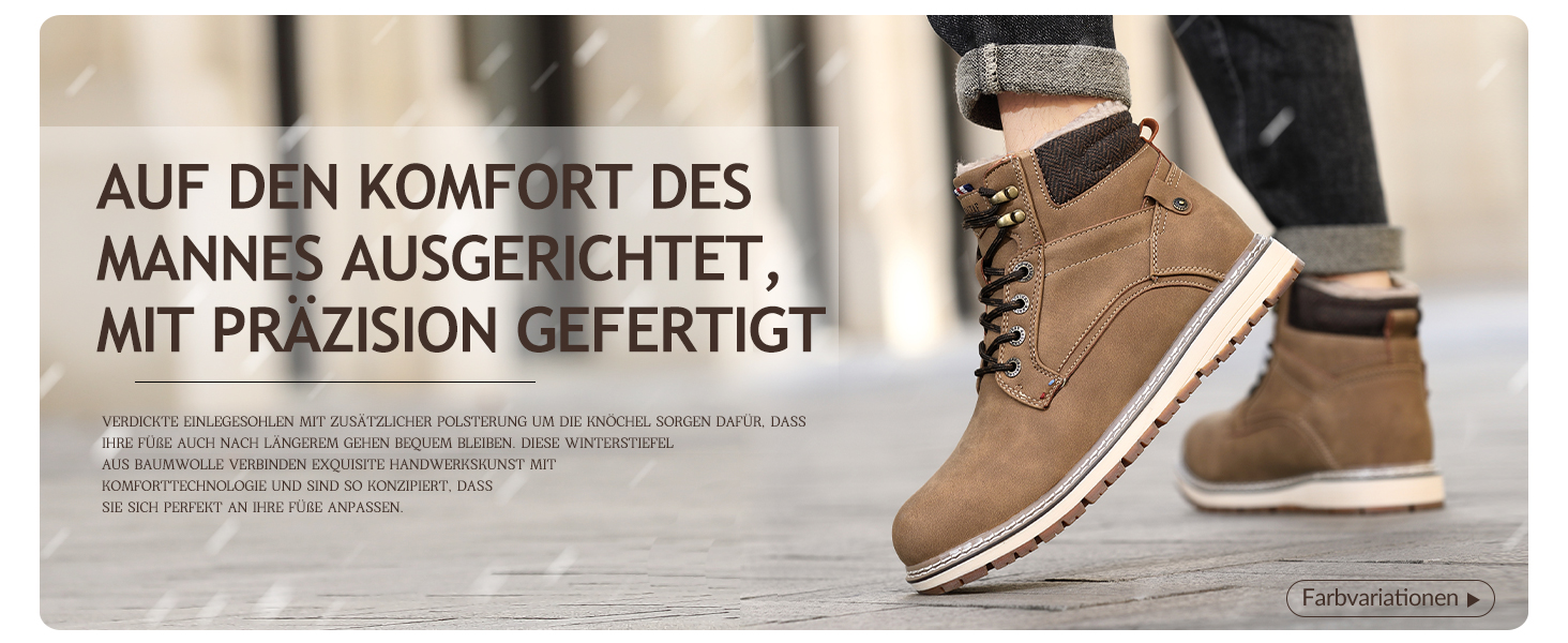 Чоловічі зимові черевики ANALEAF - теплі, непромокаючі, з антиковзаючою підошвою, для прогулянок та походів, зелені, 43 EU