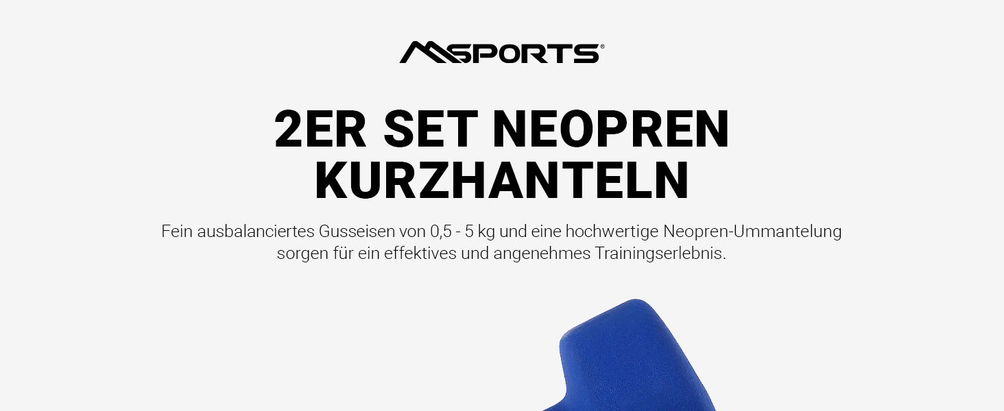 Гантелі MSPORTS Набір 2 неопрен 0,5-5 кг + Плакат вправ, 5 кг - Фіолетовий (макс. 75 символів)