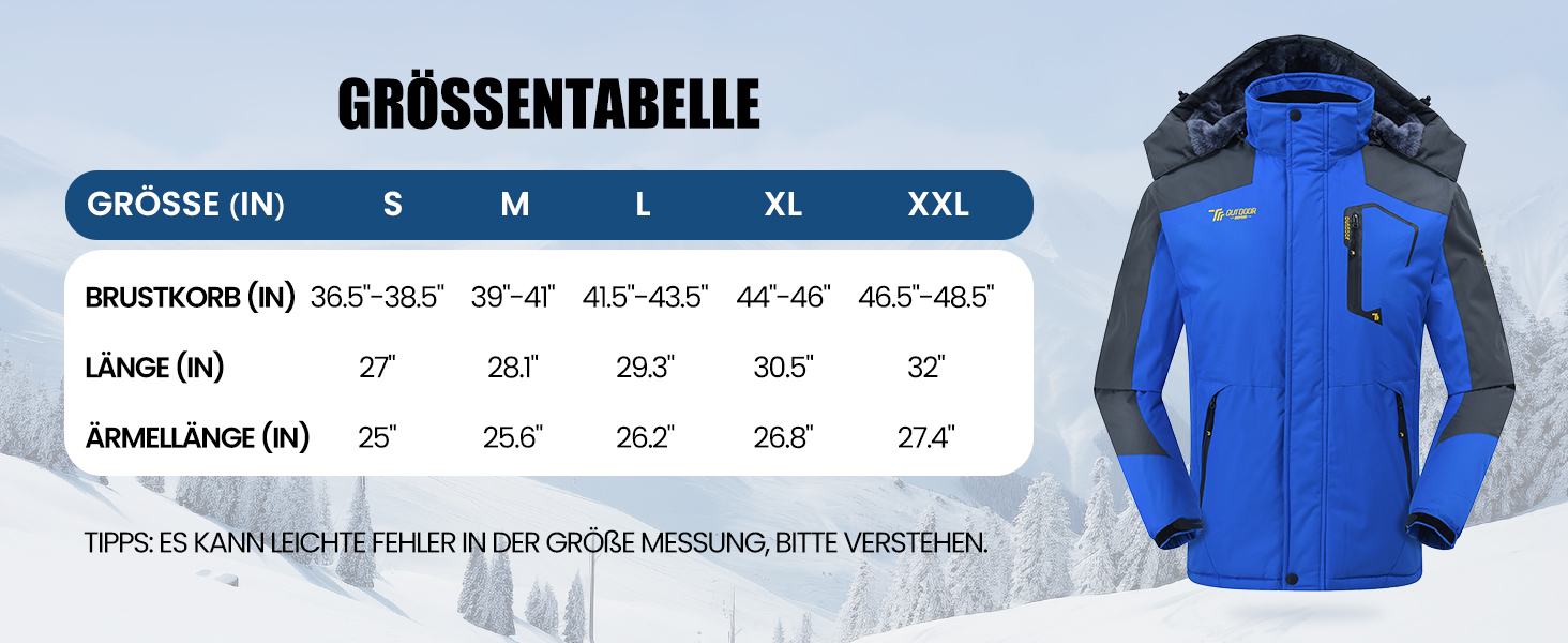 Чоловіча зимова куртка Jacken з флісовою підкладкою, водонепроникна, дихаюча, тепла, вітрозахисна, софтшелл знімним капюшоном, сіра (L)