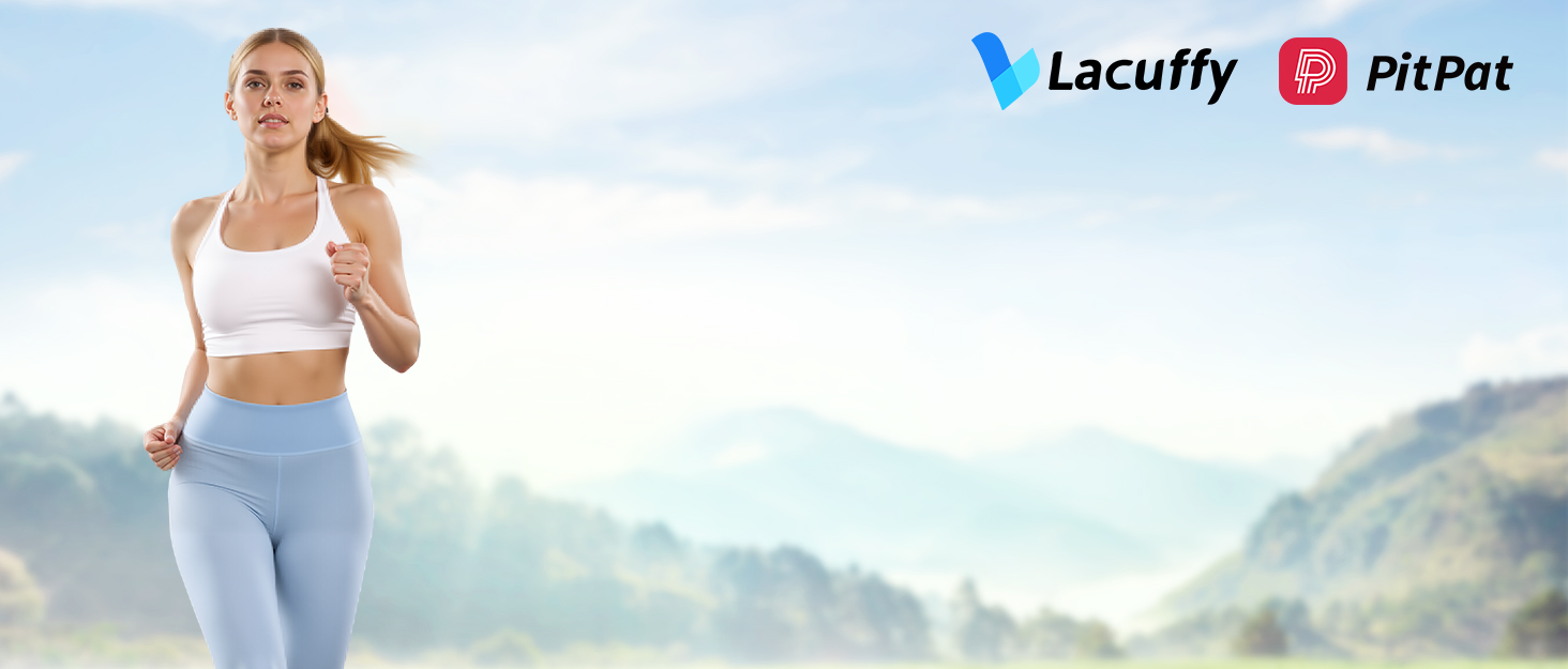 Walking Pad Lacuffy 2.5 HP: біговий доріжки для дому з керуванням через додаток, підтримка 136 кг, чорний, 90 см
