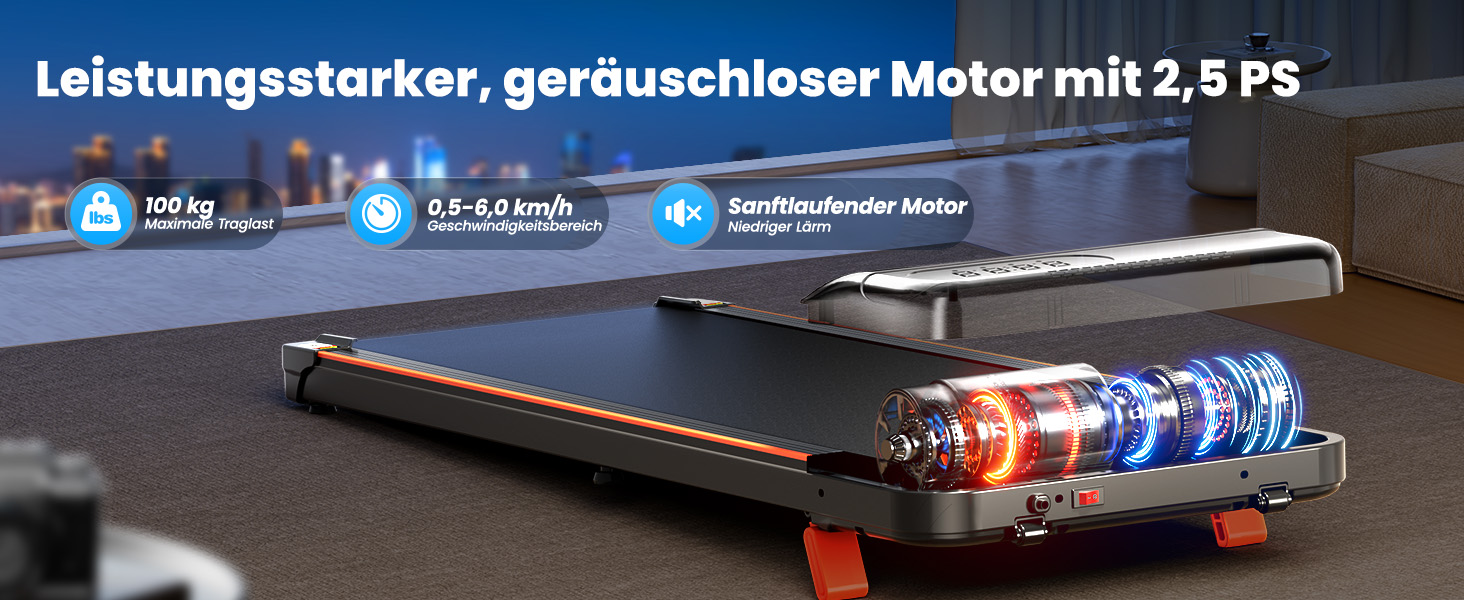 Walking Pad: компактне складане бігове полотно для дому та офісу з пультом керування. Європейський стандарт.