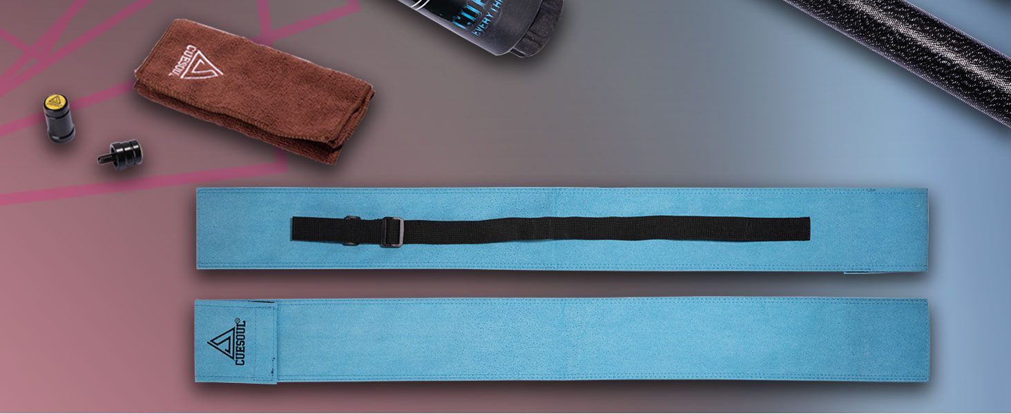 Набір для більярду CUESOUL Rockin Series 57 '21 з кевларовим захистом та рушником (червоний)