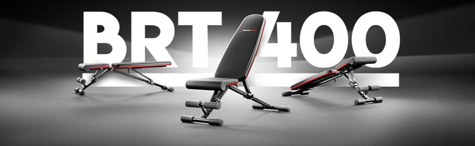 Стойка для гантелей Sportstech BRT400, складана, преміум-якість, для тренування пресу та фітнесу, до 180 кг, понад 40 вправ для дому
