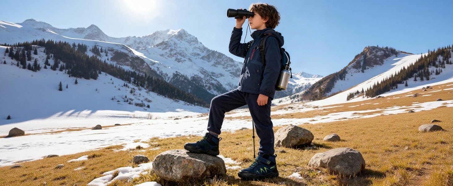 Дитячі зимові чоботи Littleplum для хлопчиків. Зимові шкарпетки-чоботи, теплі, з підкладкою, для снігу, трекінгові. Розмір 39 EU, чорний колір.