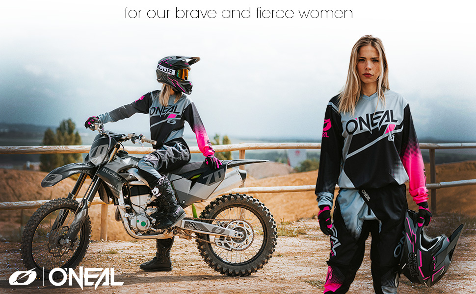 Рукавички O'NEAL Element для жінок | Рукавички для мотокросу, MTB, DH, FR, Downhill, Freeride | Чорний, S