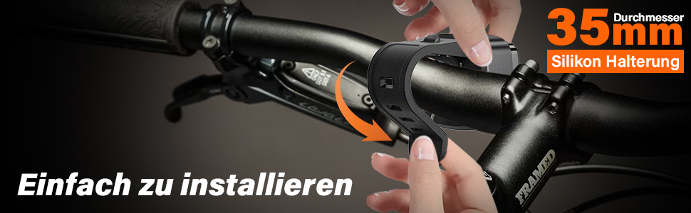 Фарига LED-фара для велосипеда Akdomart, USB-зарядка, 600mAh, StVzo, водонепроникність IPX5, чорний, для дитячого велосипеда