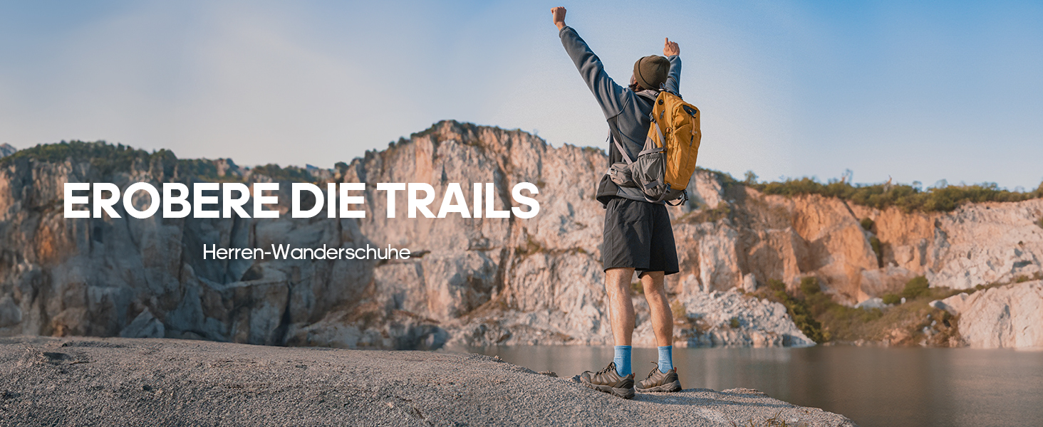 Чоловічі водонепроникні трекінгові черевики NORTIV - водонепроникні, легкі, для хайкінгу, кемпінгу, трекінгу, 45 EU, коричневі, чорні, світло-коричневі