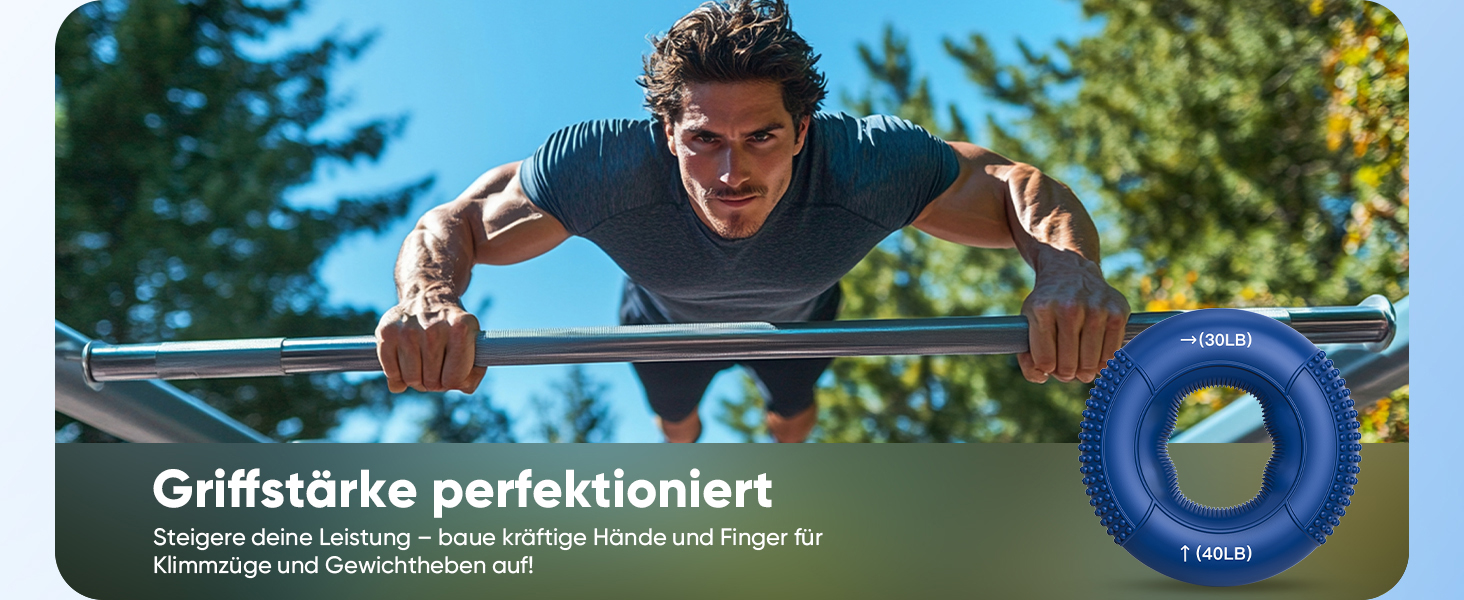 Набір для тренування рук FitBeast (6 шт.) - для силових вправ, регенерації та зняття стресу. Підходить для чоловіків, жінок та людей похилого віку.