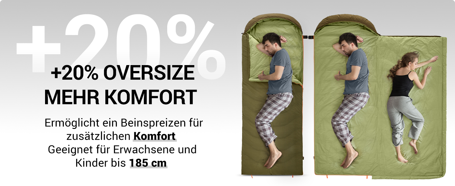 Сплячий мішок KingCamp для дорослих, 3 в 1, XXL, бавовна, фланель, теплий, знімний ковдру, Coldmaster (1200г)