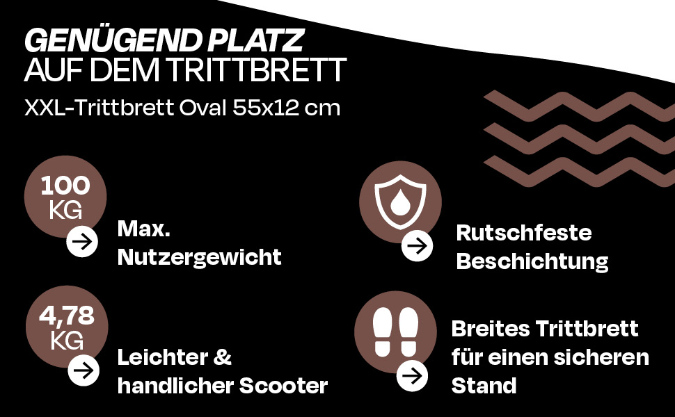 Роликовий самокат GLOBBER NL 205 - для дітей від 8 років, підлітків та дорослих, регульована висота, колеса 205 мм, ABEC 7, чорний